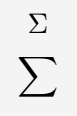 Using sigma symbol in latex.