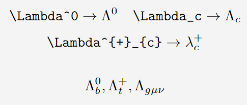 Big Lambda symbol with superscript and subscript in latex.